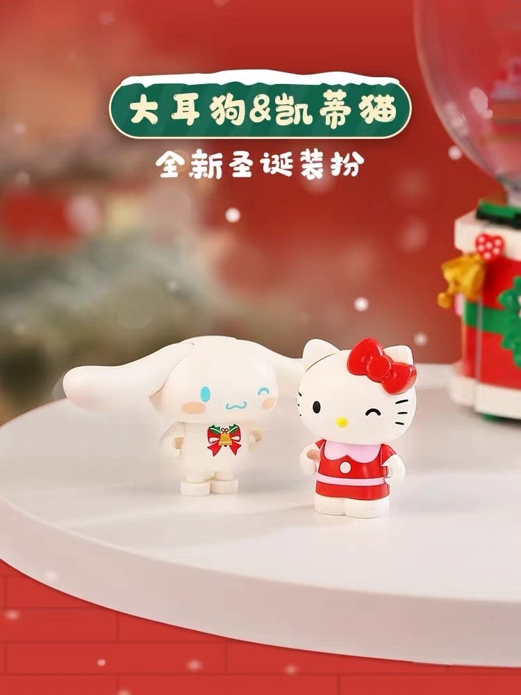 Keeppley] Hello Kitty and Cinnamoroll Snow Globe | 20836