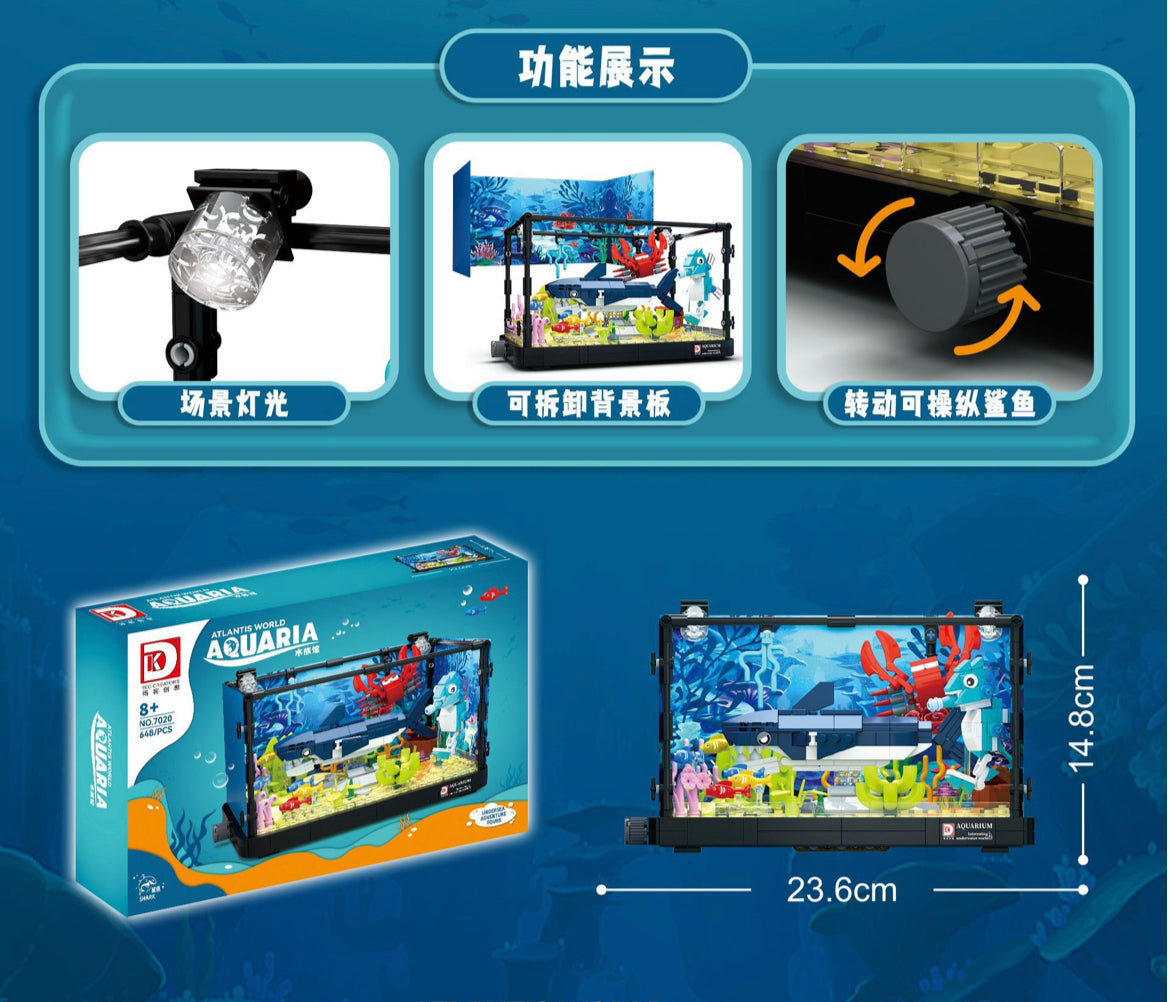 DK} Aquaria Series The Shark | DK7020 – BrickMeUpScottie