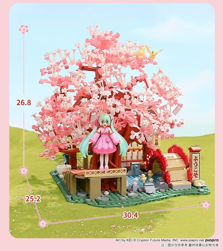 Keeppley} Hatsune Miku Cherry Blossom | K20901 – BrickMeUpScottie