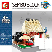 Load image into Gallery viewer, Sembo Block Japanese Food Stalls | 601069- 601074