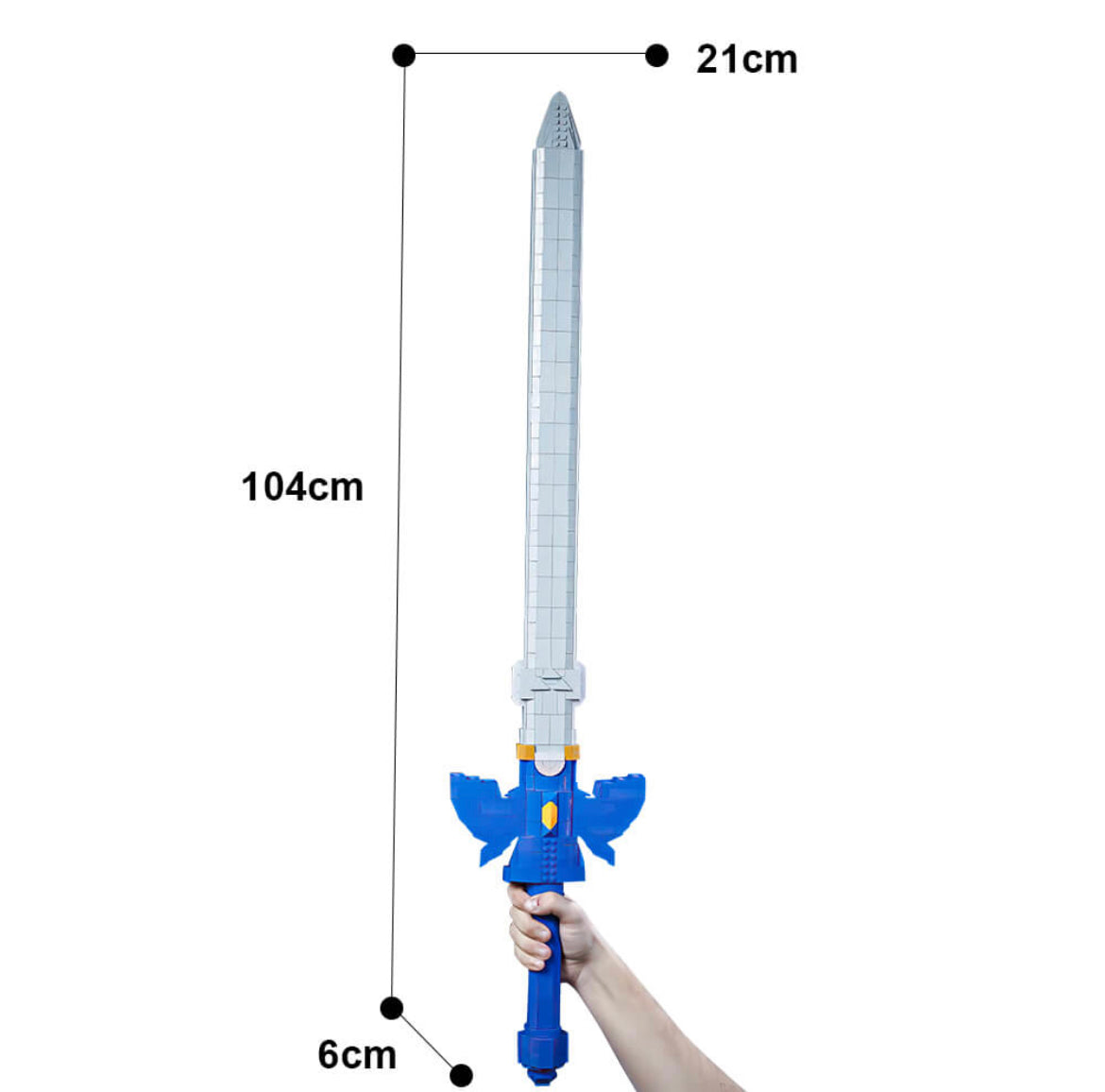 MOC Master Sword  GOBRICKS – BrickMeUpScottie