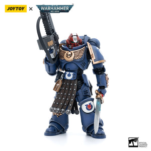 Ultramarines Intercessor Veteran Sergeant Brother Aeontas JT4386 | JOYTOY ACTION FIGURES