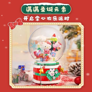 [Keeppley] Hello Kitty and Cinnamoroll Snow Globe | 20836
