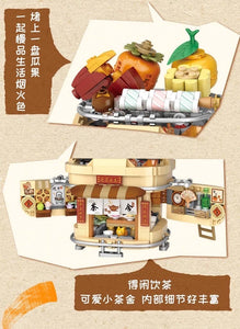 [Loz] Chinese Food Stove and Tea Series | 1388-1391