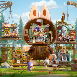 [Popmart x PopBlocks] - The Monsters Labubu Forest Secret Base | P10001-4