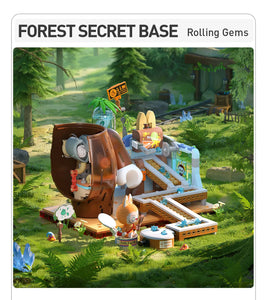[Popmart x PopBlocks] - The Monsters Labubu Forest Secret Base | P10001-4