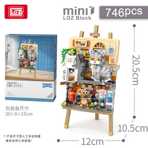 [Loz] Cat Picture Frame Series -mini bricks- | 1386/1387