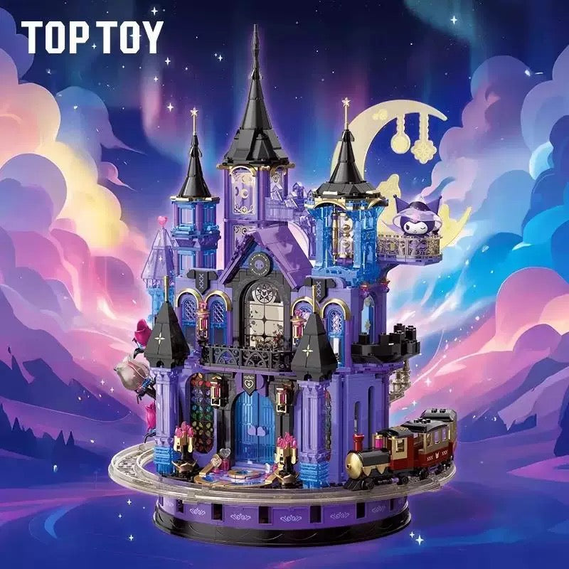 Toptoy] Kuromi Purple Crystal-Like Castle | limited/licensed