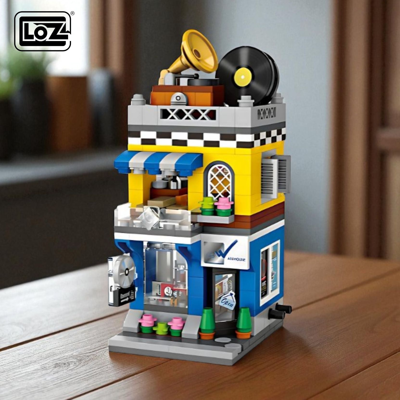 LOZ] Street Series,CD Warehouse -mini bricks- | 6183
