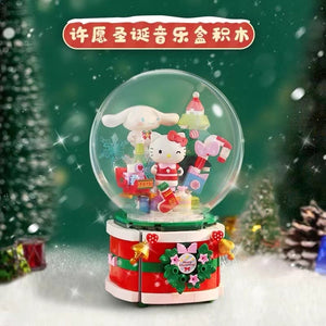 [Keeppley] Hello Kitty and Cinnamoroll Snow Globe | 20836