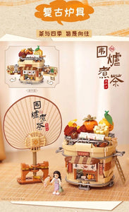 [Loz] Chinese Food Stove and Tea Series | 1388-1391