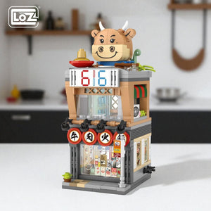 [LOZ]  Street Series, Beef Hot Pot Shop -mini bricks- | 90608