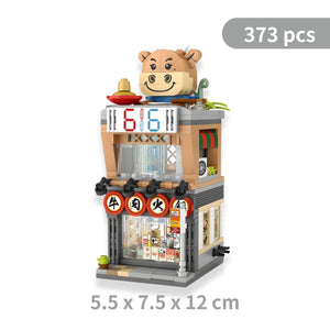 [LOZ]  Street Series, Beef Hot Pot Shop -mini bricks- | 90608
