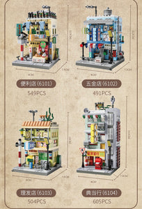 [Welleadz] Asian Vintage Shops | ¡Mini Size Bricks! 6101-04
