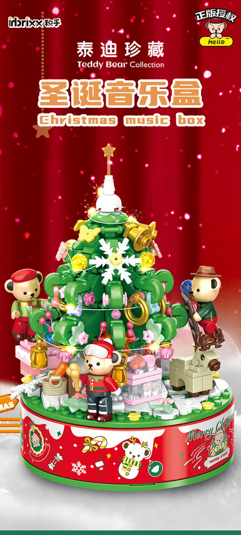 [Inbrixx] Teddy Bear Christmas Music Box | 881305