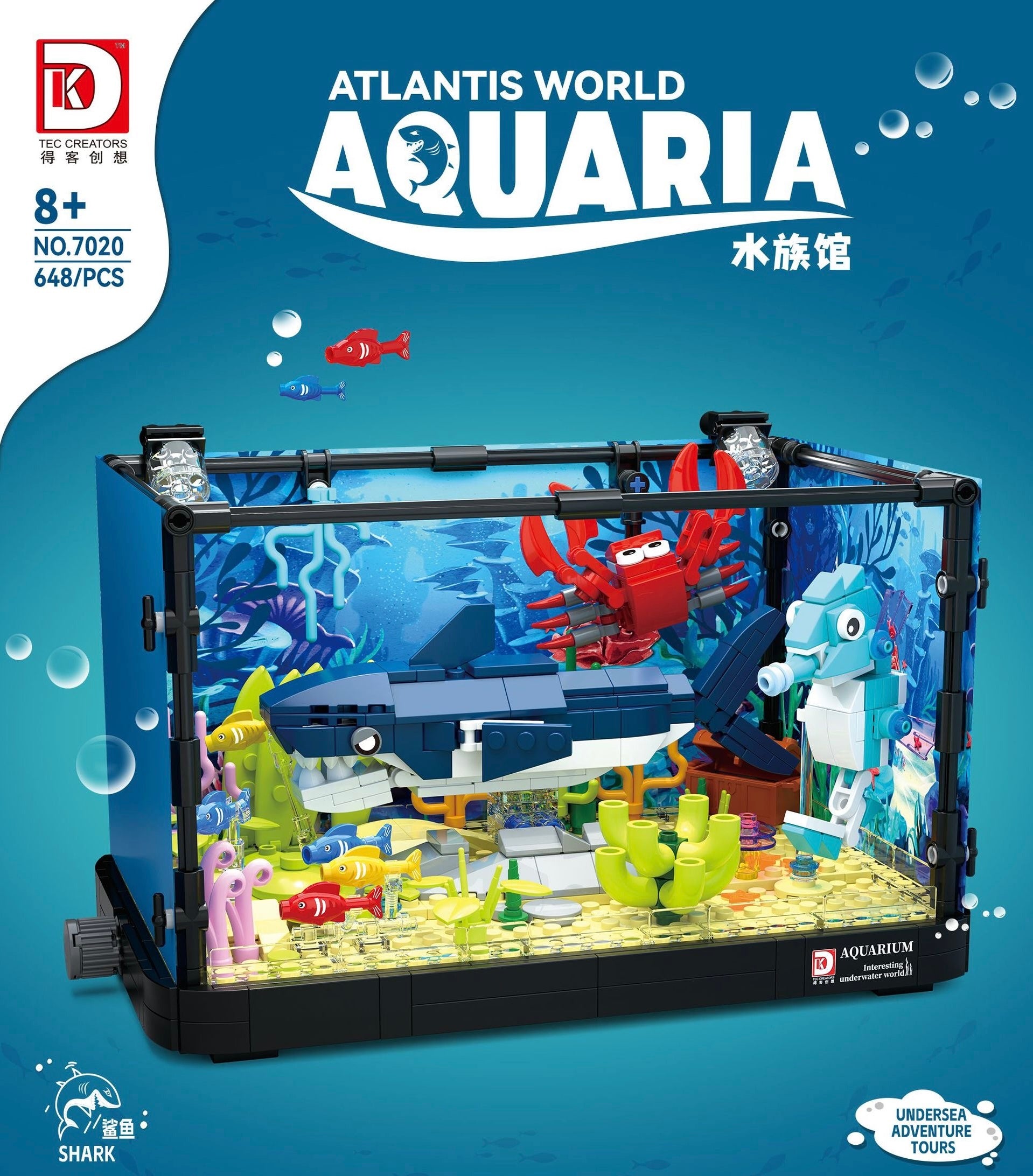 DK} Aquaria Series The Shark | DK7020 – BrickMeUpScottie