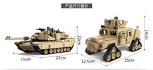 Load image into Gallery viewer, Kazi M1A2 Tank and Hummer | 10000