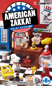 Re-ment Snoopy American Zakka | Collectible Toy Set