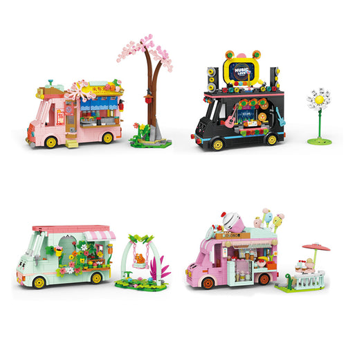 Weile Truck Shop Stalls (mini blocks) | 2044-2047