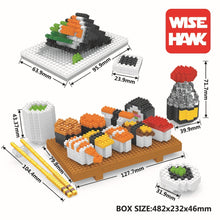 Load image into Gallery viewer, Wise Hawk Sushi Set Nanoblock | 2341