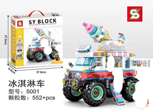 SY Block (Sembo) Monster Truck Cart Series | 5000-5003