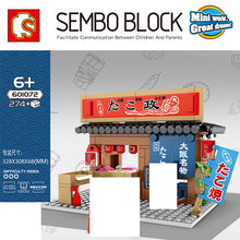Load image into Gallery viewer, Sembo Block Japanese Food Stalls | 601069- 601074
