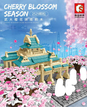Load image into Gallery viewer, Sembo Block Cherry Wuhan University - Cherry Blossom Series | 601079
