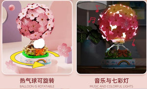 Sembo Block Cherry Blossom Hot Air Baloon | 601150