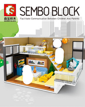 Load image into Gallery viewer, Sembo Block Home Apartment Interior | 601501