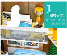 Load image into Gallery viewer, Sembo Block Home Apartment Interior | 601501