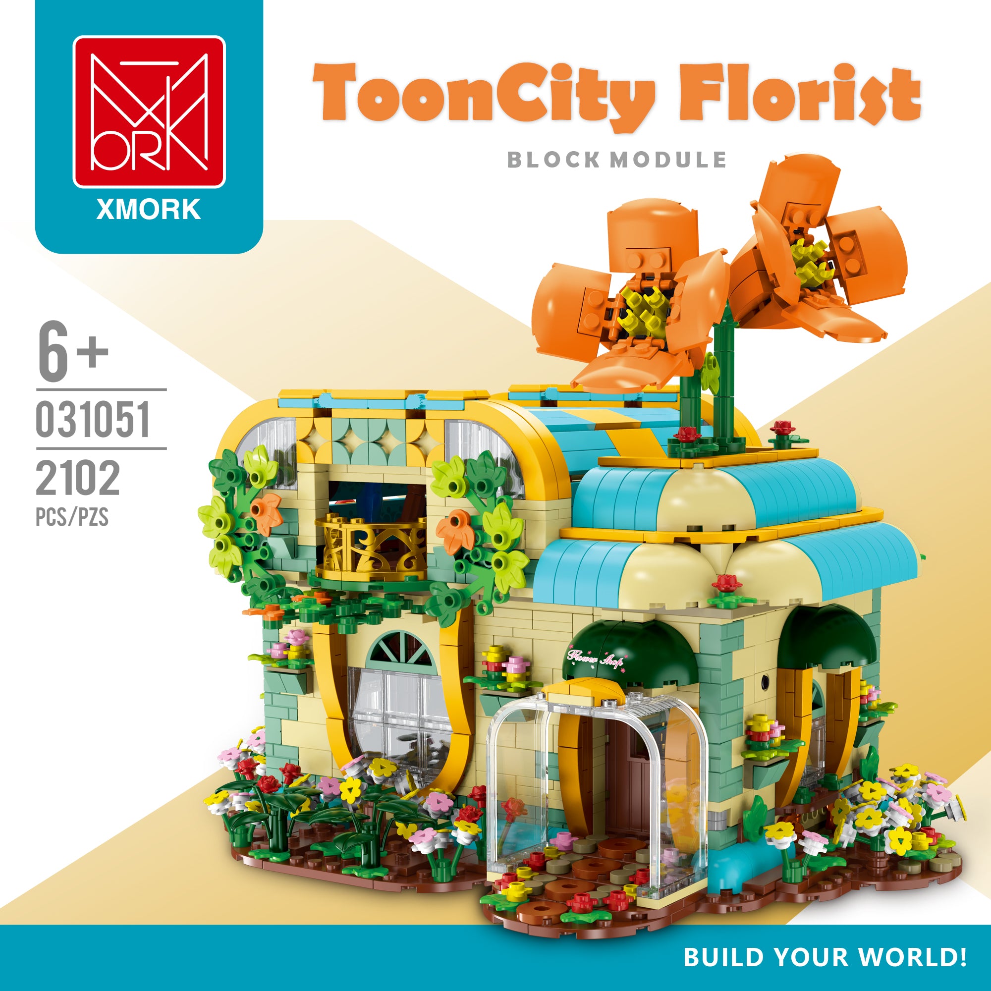 Mork Florist ToonCity Series | 031051 – BrickMeUpScottie