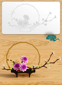 Qizhile Blooming Flowers and Full Moon | 92007