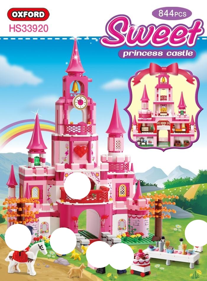 Oxford Block Sweet Princess Castle | HS33920