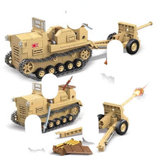 Load image into Gallery viewer, Quan Guan 98 4T Prime Mover SHI-KE W/TYPE90 75MM Field Gun | 100118