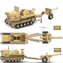 Load image into Gallery viewer, Quan Guan 98 4T Prime Mover SHI-KE W/TYPE90 75MM Field Gun | 100118