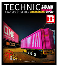 Load image into Gallery viewer, Xinyu (Happy Build) Pink Container Trailer | QC013