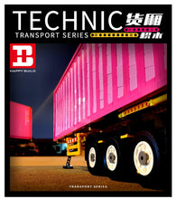 Load image into Gallery viewer, Xinyu (Happy Build) Pink Container Trailer | QC013