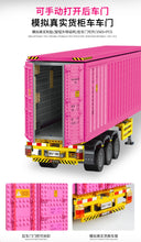 Load image into Gallery viewer, Xinyu (Happy Build) Pink Container Trailer | QC013