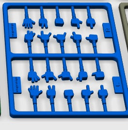 Custom - Figure Hands with Fingers