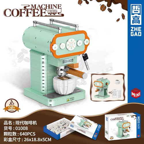 Zhegao (Lin07) Coffee Machine Mini Blocks | 01008