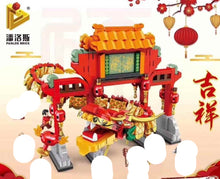 Load image into Gallery viewer, Panlos Chinese New Year Dragon and Temple Set | 610006