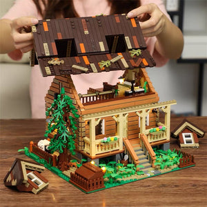 Fun Whole Wood Cabin Retro House | FH9001