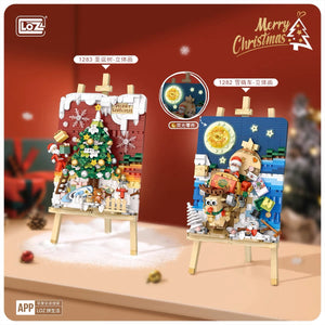 Loz Christmas Paintings (mini bricks) | 1282-1283