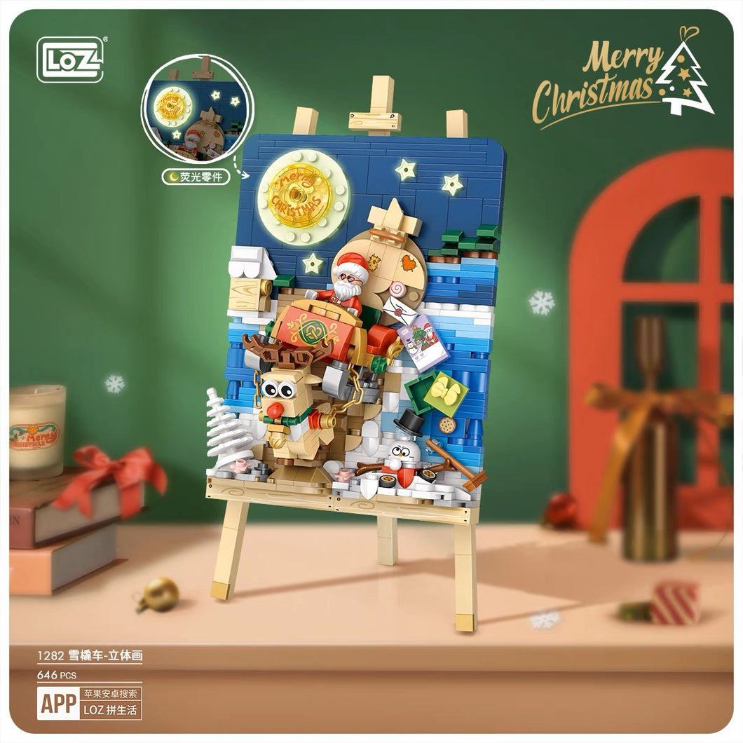 Loz Christmas Paintings (mini bricks) | 1282-1283