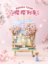Load image into Gallery viewer, {Wekki} Sakura Train Picture Frame | 516004 (Limited)