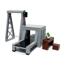 Load image into Gallery viewer, MOC Train Accessories Platforms and Tracks