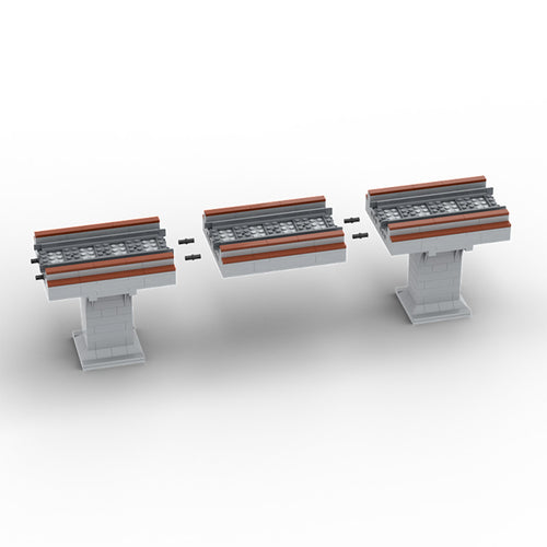 MOC Train Accessories Platforms and Tracks Series 2