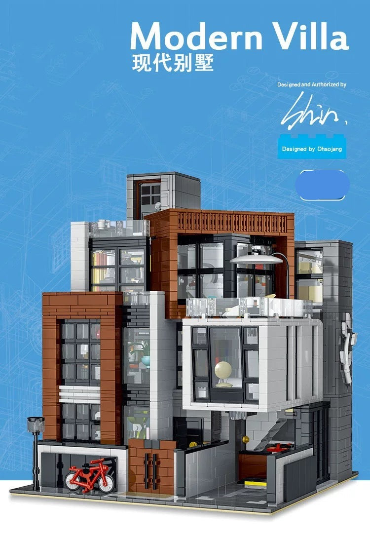 Mork Cube Brown Modern Villa | 10204 – BrickMeUpScottie