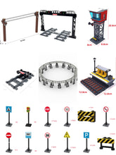 Load image into Gallery viewer, MOC Train Accessories Platforms and Tracks