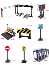Load image into Gallery viewer, MOC Train Accessories Platforms and Tracks